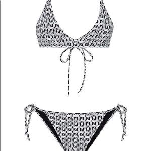Fendi swimsuit. Worn for pictures (a few hours ).